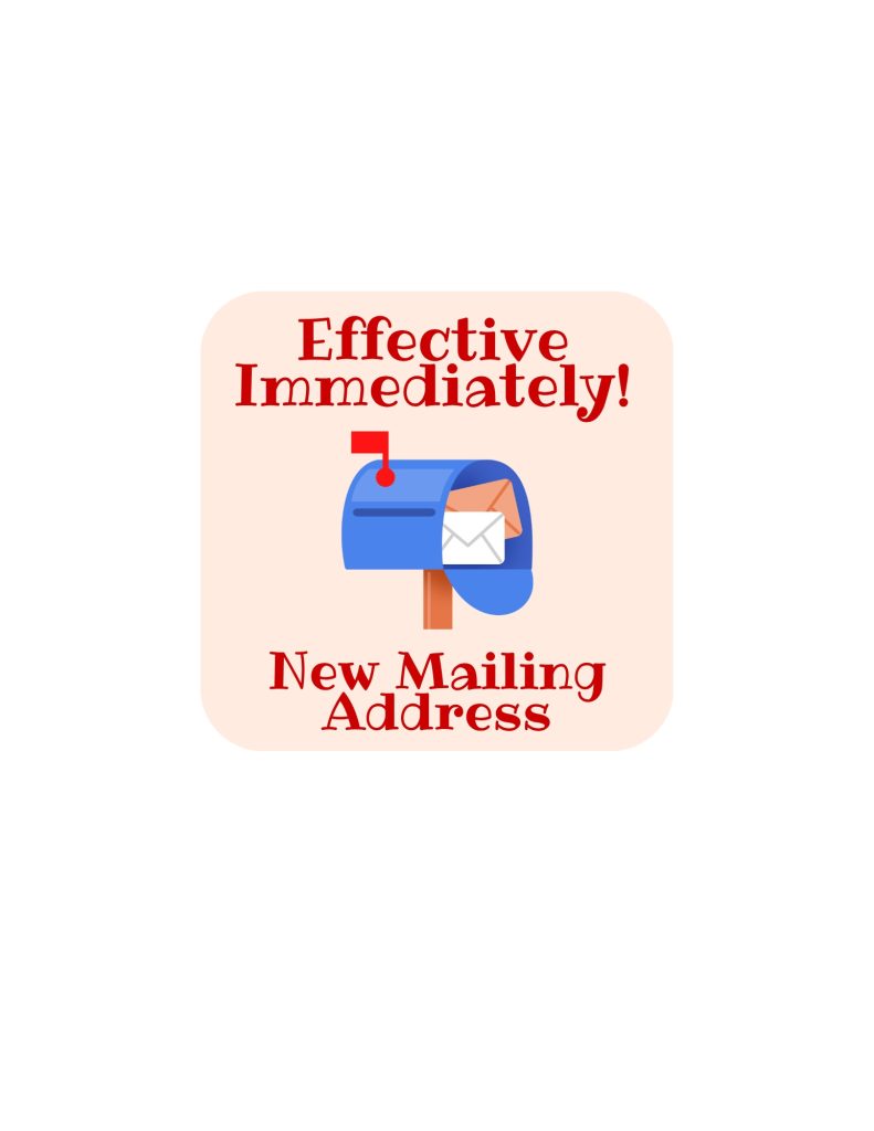 CCI's new mailing address